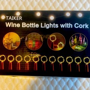 Wine bottle lights with cork (25 lights per pack)